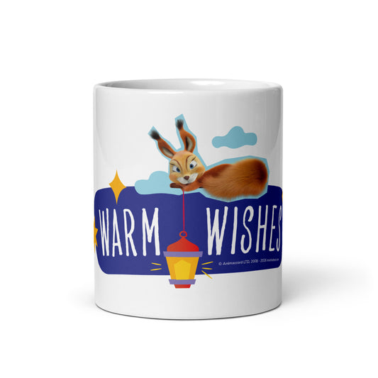 Masha and the Bear Friends Warm Wishes White glossy mug 11 oz MUG