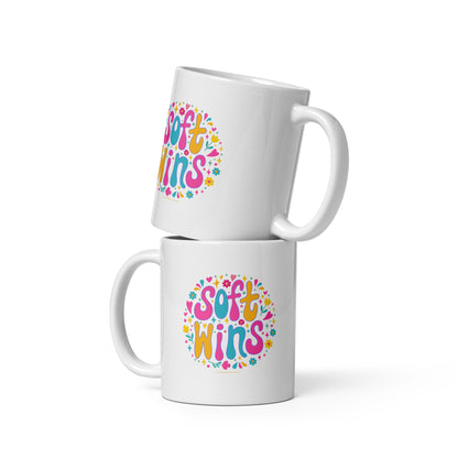 Masha and the Bear Friends Soft Wins White glossy mug MUG