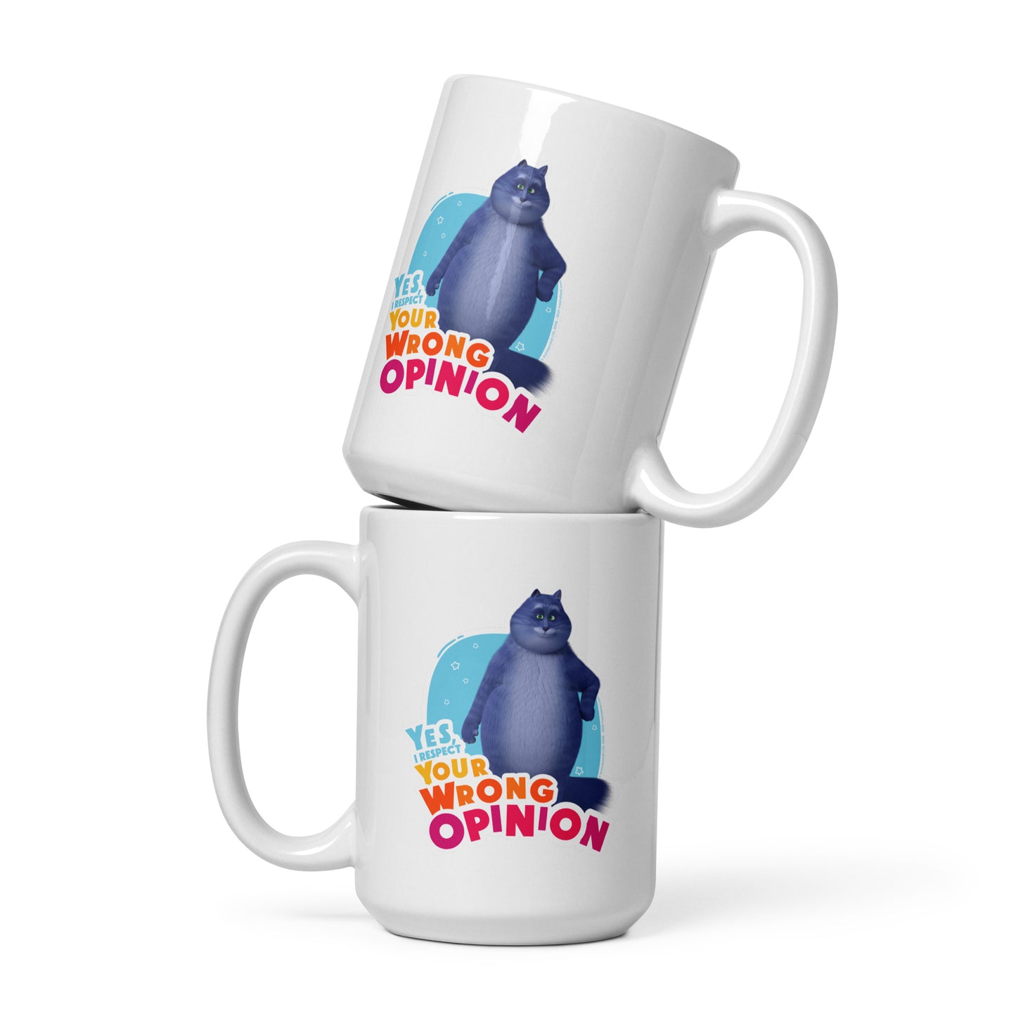 Masha and the Bear Friends: Cat White glossy mug 15 oz MUG