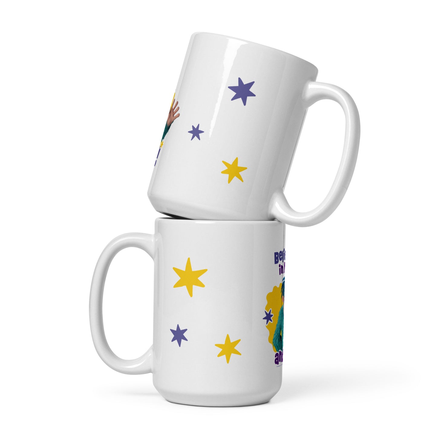 Masha and the Bear Friends Believe In Yourself White Glossy Mug 15 oz MUG