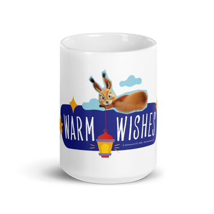 Masha and the Bear Friends Warm Wishes White glossy mug 15 oz MUG