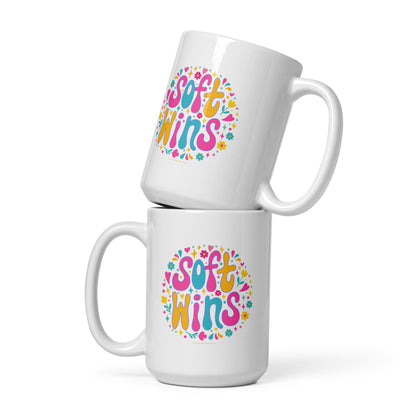 Masha and the Bear Friends Soft Wins White glossy mug MUG