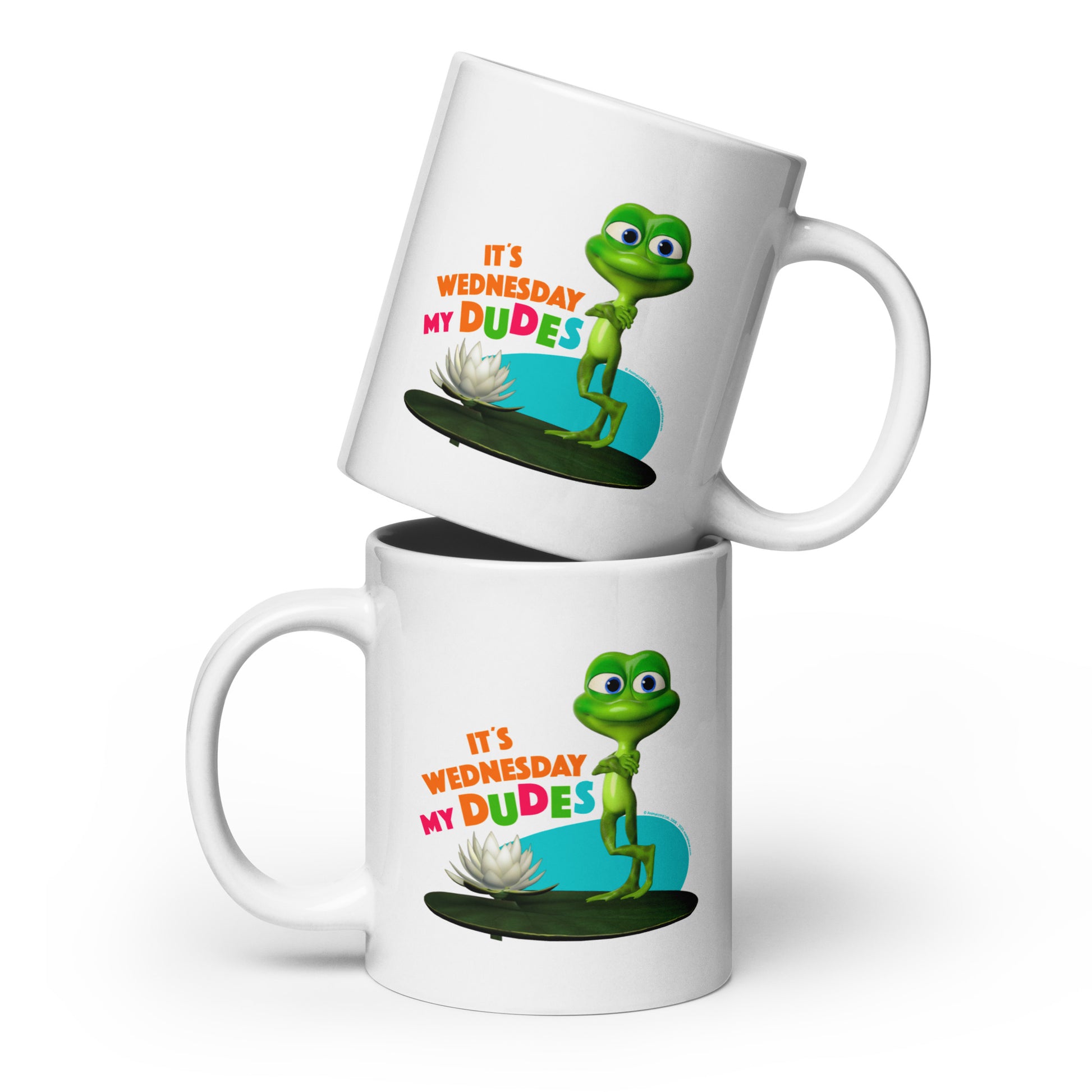 Masha and the Bear Friends: Swamp Squad White glossy mug 20 oz MUG
