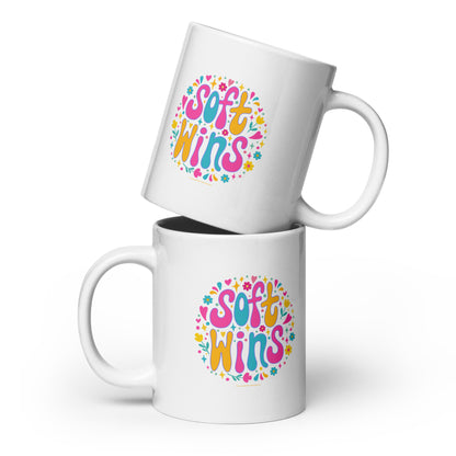 Masha and the Bear Friends Soft Wins White glossy mug MUG