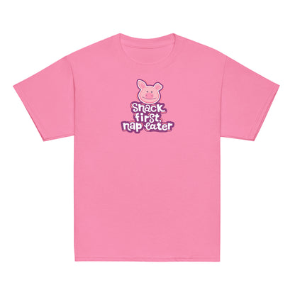 Masha and the Bear Friends Snack First Youth classic tee Azalea T-SHIRT
