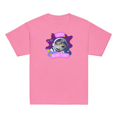 Masha and the Bear Friends Wrong Planet Youth classic tee Azalea T-SHIRT