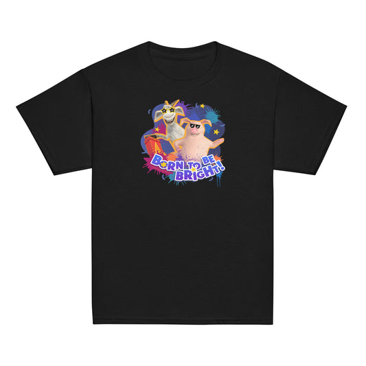 Masha and the Bear Friends Born To Be Bright! Youth classic tee Black T-SHIRT