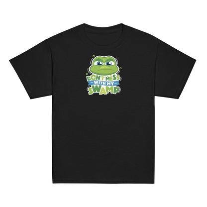 Masha and the Bear Friends My Swamp Youth classic tee Black T-SHIRT