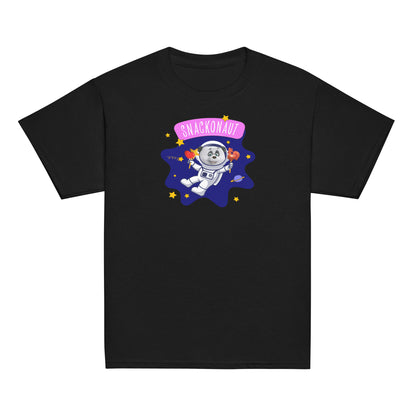 Masha and the Bear Friends Snackonaut Youth classic tee Black T-SHIRT