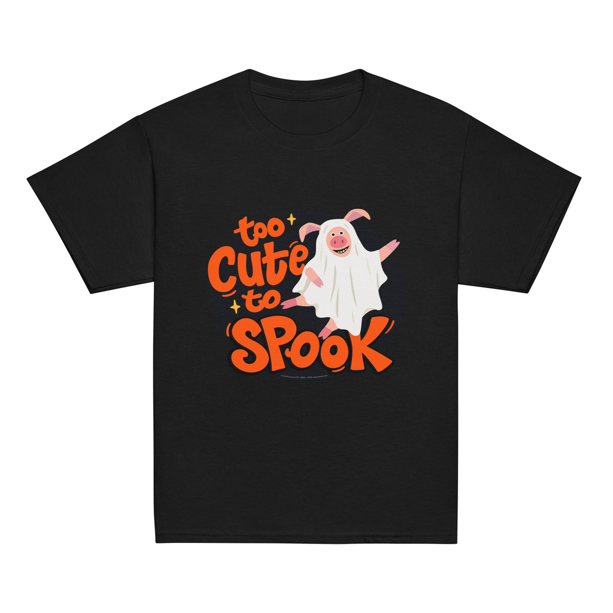 Masha and the Bear Friends Too Cute to Spook Youth classic tee Black T-SHIRT