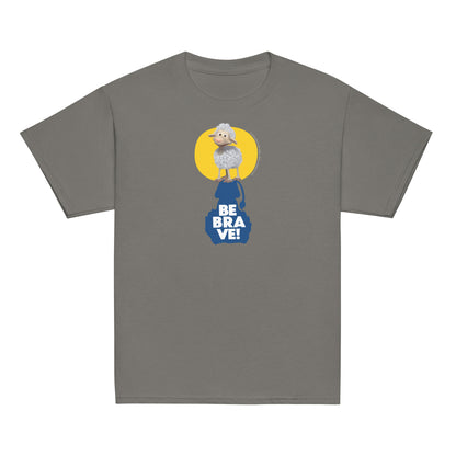 Masha and the Bear Friends Be Brave! Youth classic tee Charcoal T-SHIRT