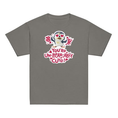 Masha and the Bear Friends Unbearably Youth classic tee Charcoal T-SHIRT