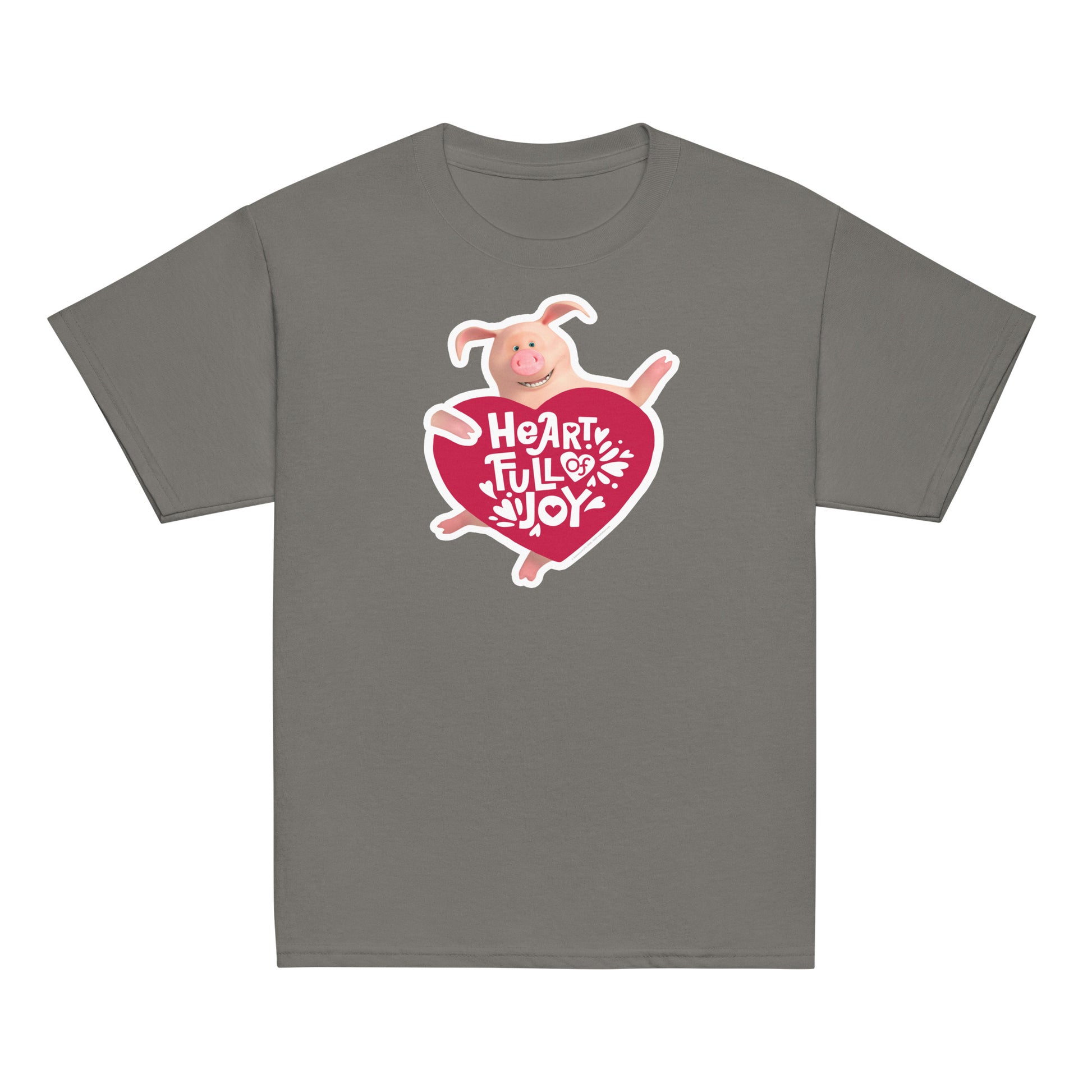 Masha and the Bear Friends Full Of Joy Youth classic tee Charcoal T-SHIRT