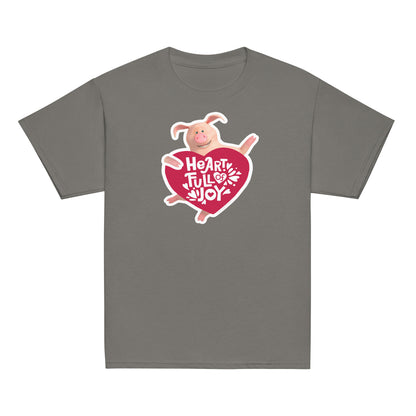 Masha and the Bear Friends Full Of Joy Youth classic tee Charcoal T-SHIRT