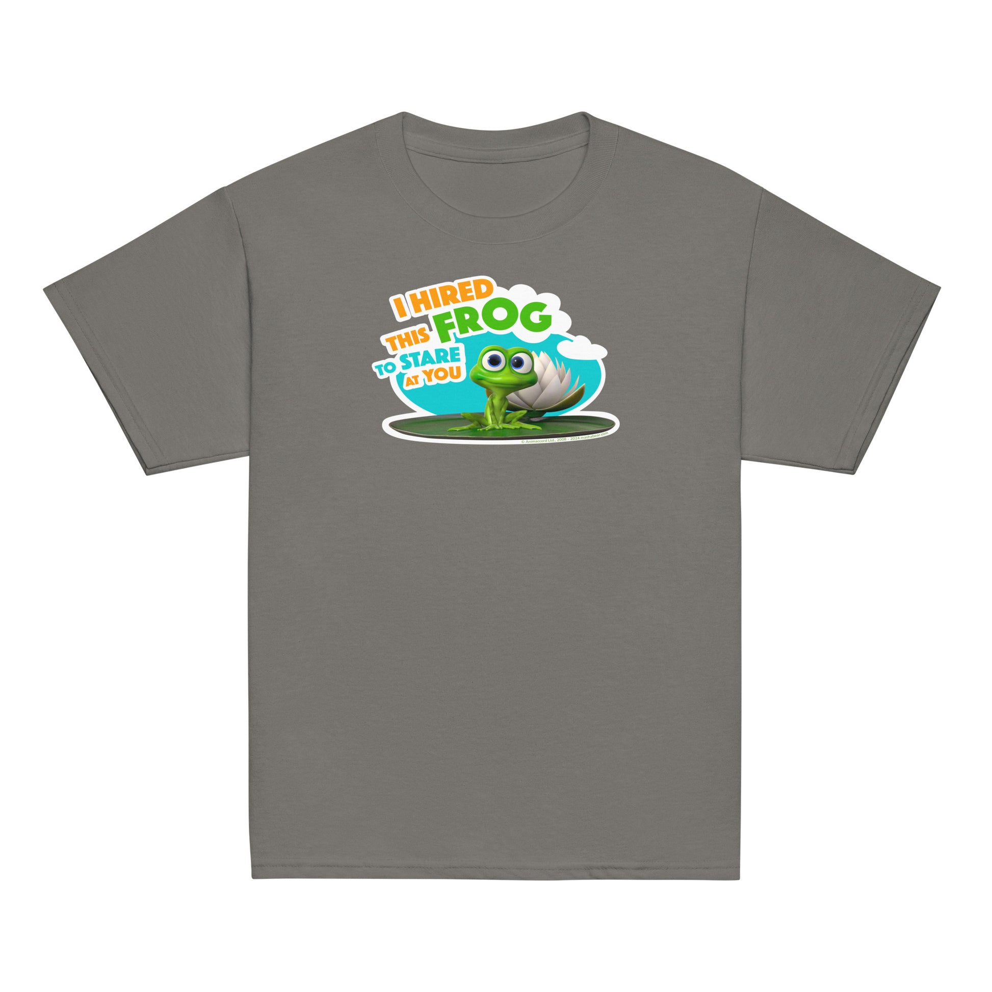 Masha and the Bear Friends Stare At You Youth classic tee Charcoal T-SHIRT