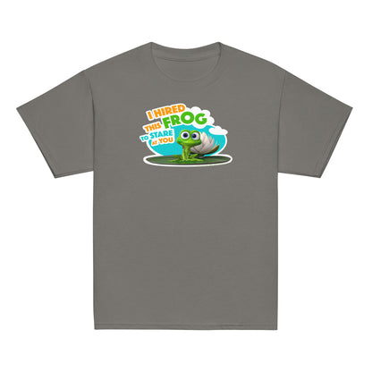 Masha and the Bear Friends Stare At You Youth classic tee Charcoal T-SHIRT