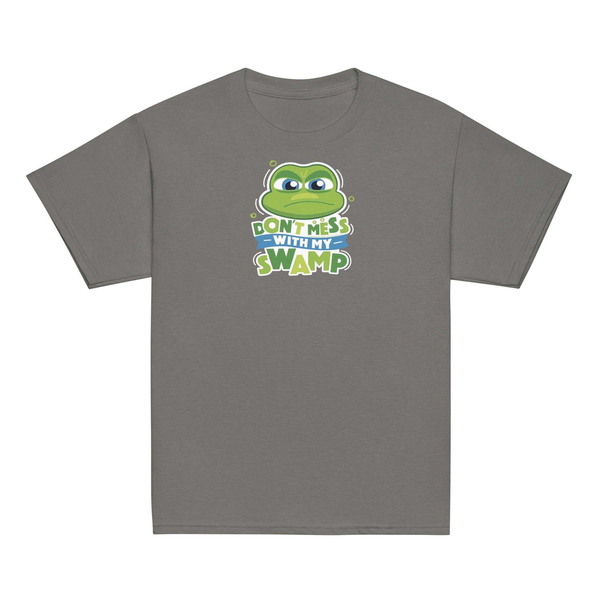Masha and the Bear Friends My Swamp Youth classic tee Charcoal T-SHIRT