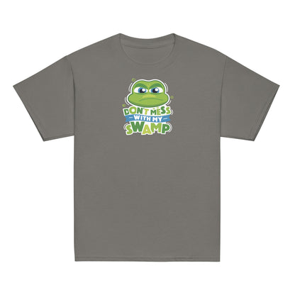 Masha and the Bear Friends My Swamp Youth classic tee Charcoal T-SHIRT