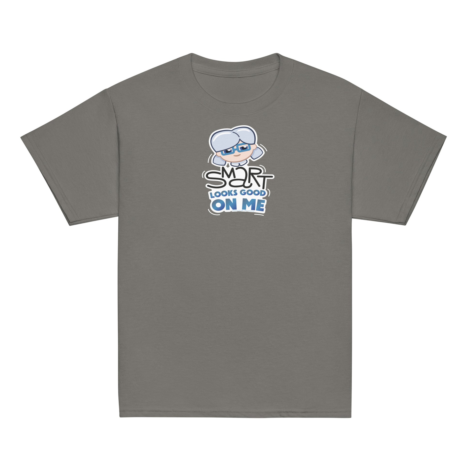 Masha and the Bear Friends Smart Looks Good Youth classic tee Charcoal T-SHIRT