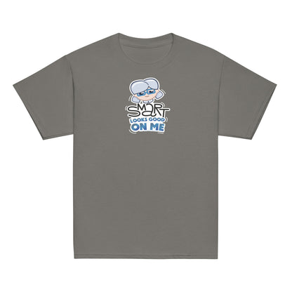 Masha and the Bear Friends Smart Looks Good Youth classic tee Charcoal T-SHIRT