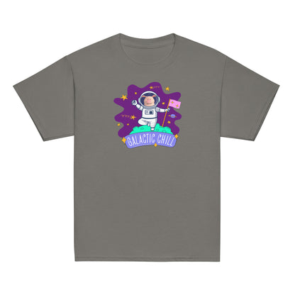 Masha and the Bear Friends Galactic Chill Youth classic tee Charcoal T-SHIRT