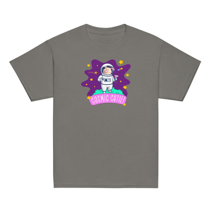 Masha and the Bear Friends Cosmic Cutie! Youth classic tee Charcoal T-SHIRT