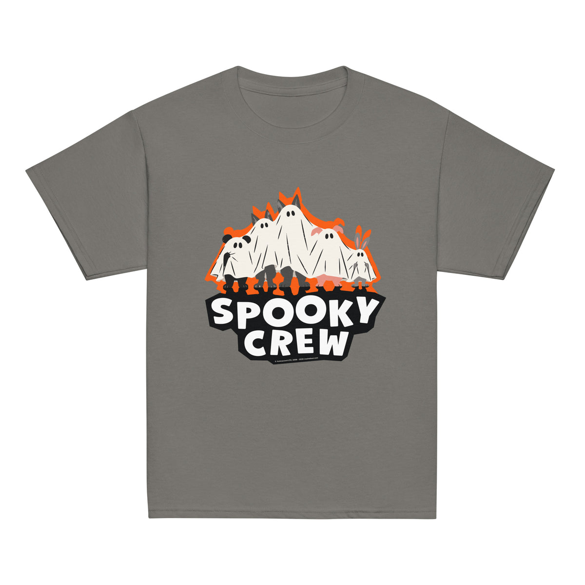 Masha and the Bear Friends Spooky Crew Youth classic tee Charcoal T-SHIRT