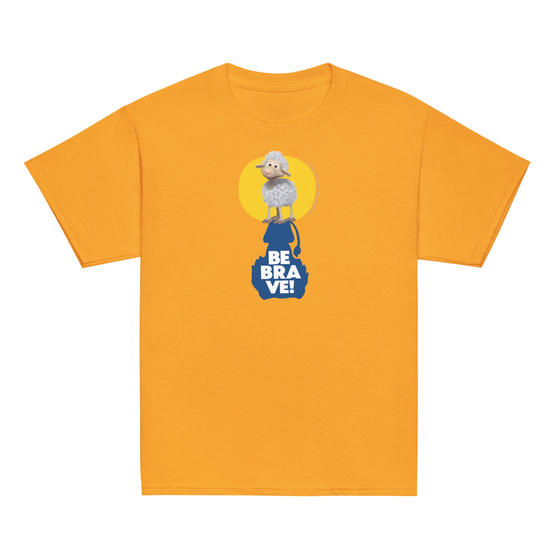 Masha and the Bear Friends Be Brave! Youth classic tee Gold T-SHIRT