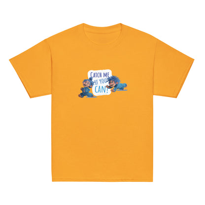 Masha and the Bear Friends Catch Me! Youth classic tee Gold T-SHIRT