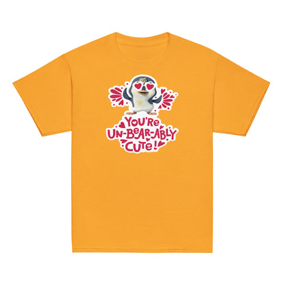 Masha and the Bear Friends Unbearably Youth classic tee Gold T-SHIRT