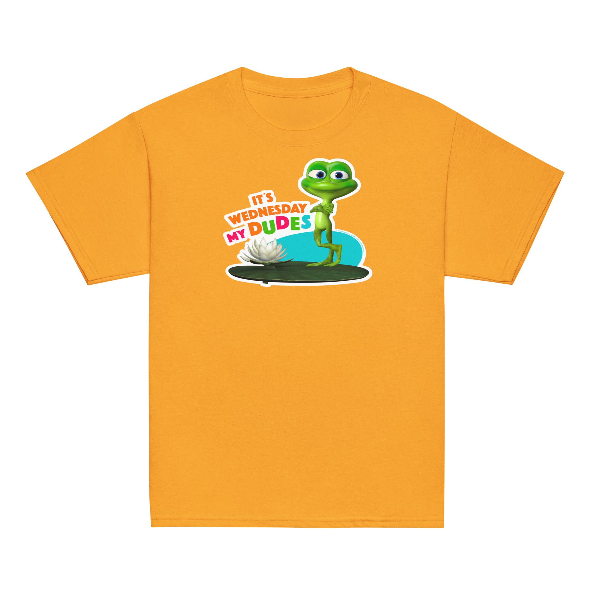 Masha and the Bear Friends Wednesday My Dudes Youth classic tee Gold T-SHIRT