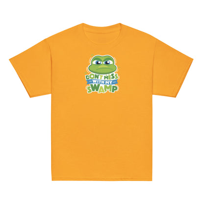 Masha and the Bear Friends My Swamp Youth classic tee Gold T-SHIRT