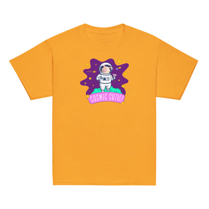 Masha and the Bear Friends Cosmic Cutie! Youth classic tee Gold T-SHIRT