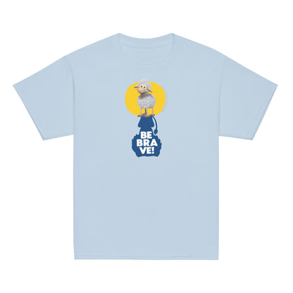 Masha and the Bear Friends Be Brave! Youth classic tee Light Blue T-SHIRT