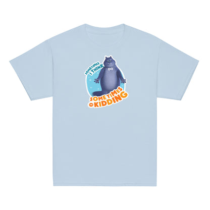 Masha and the Bear Friends I'm Kidding Youth classic tee Light Blue T-SHIRT