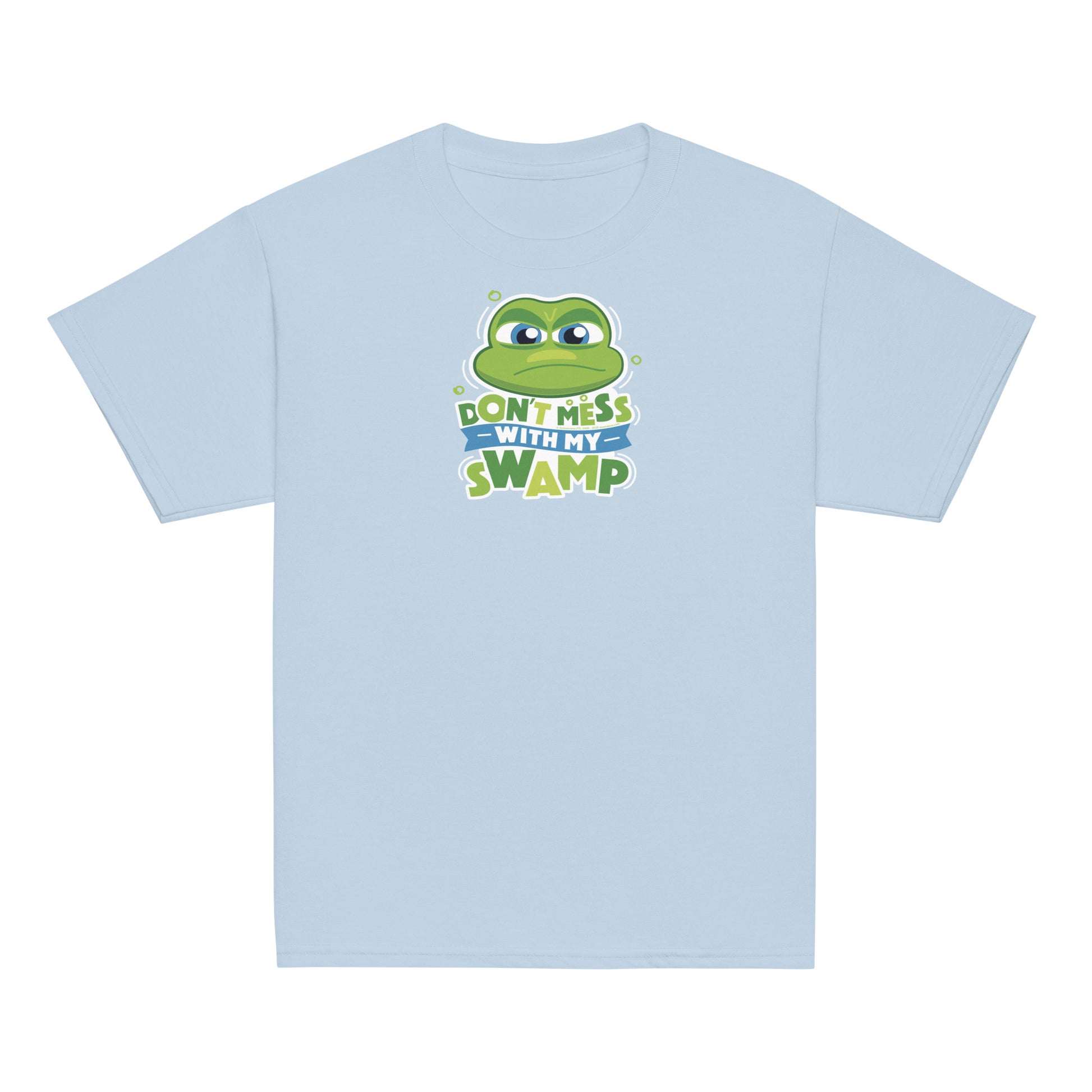 Masha and the Bear Friends My Swamp Youth classic tee Light Blue T-SHIRT