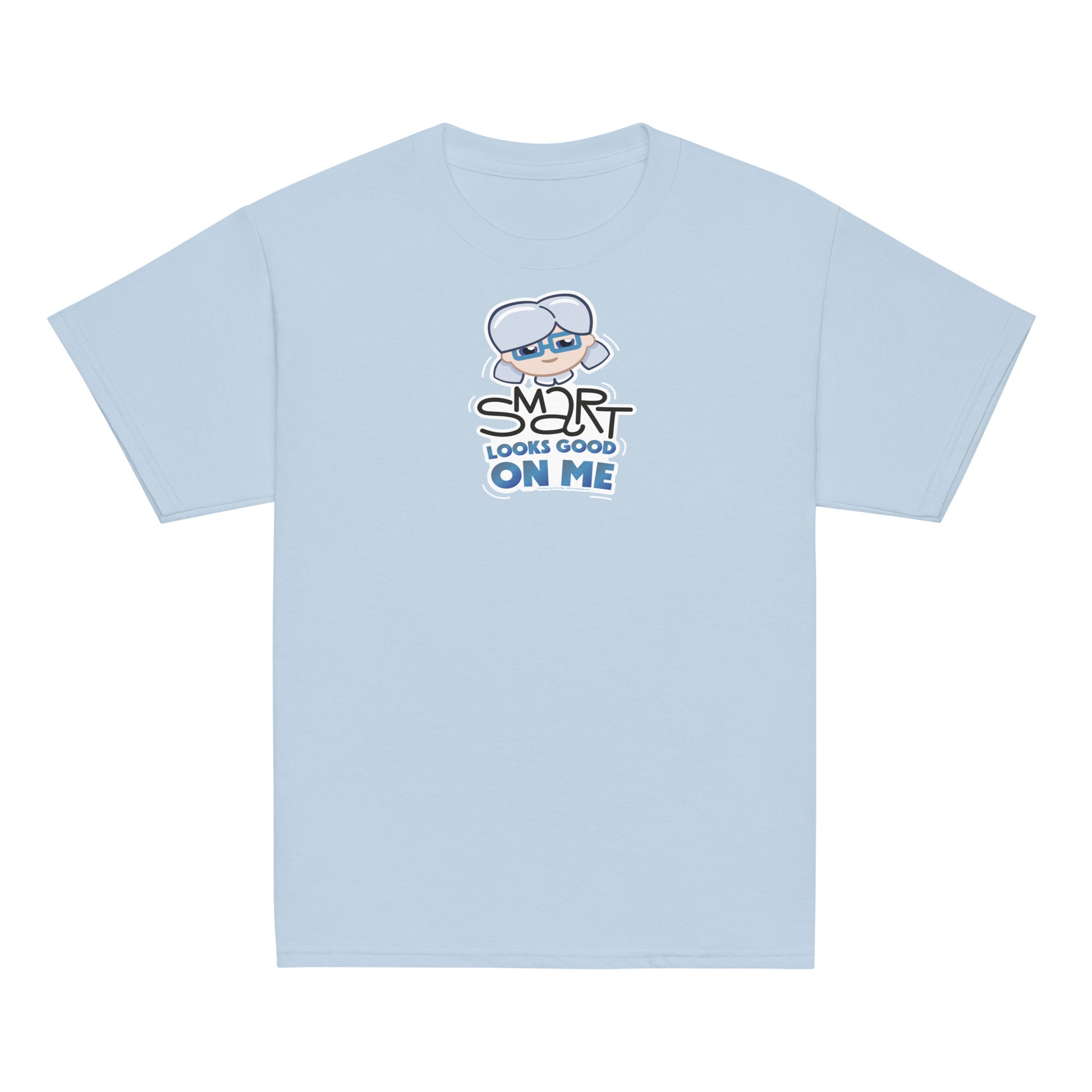 Masha and the Bear Friends Smart Looks Good Youth classic tee Light Blue T-SHIRT