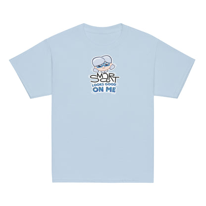 Masha and the Bear Friends Smart Looks Good Youth classic tee Light Blue T-SHIRT