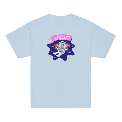 Masha and the Bear Friends Snackonaut Youth classic tee Light Blue T-SHIRT