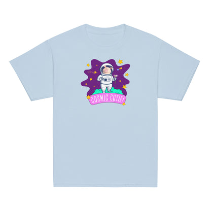 Masha and the Bear Friends Cosmic Cutie! Youth classic tee Light Blue T-SHIRT
