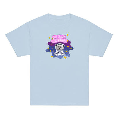 Masha and the Bear Friends Zero Worries Youth classic tee Light Blue T-SHIRT