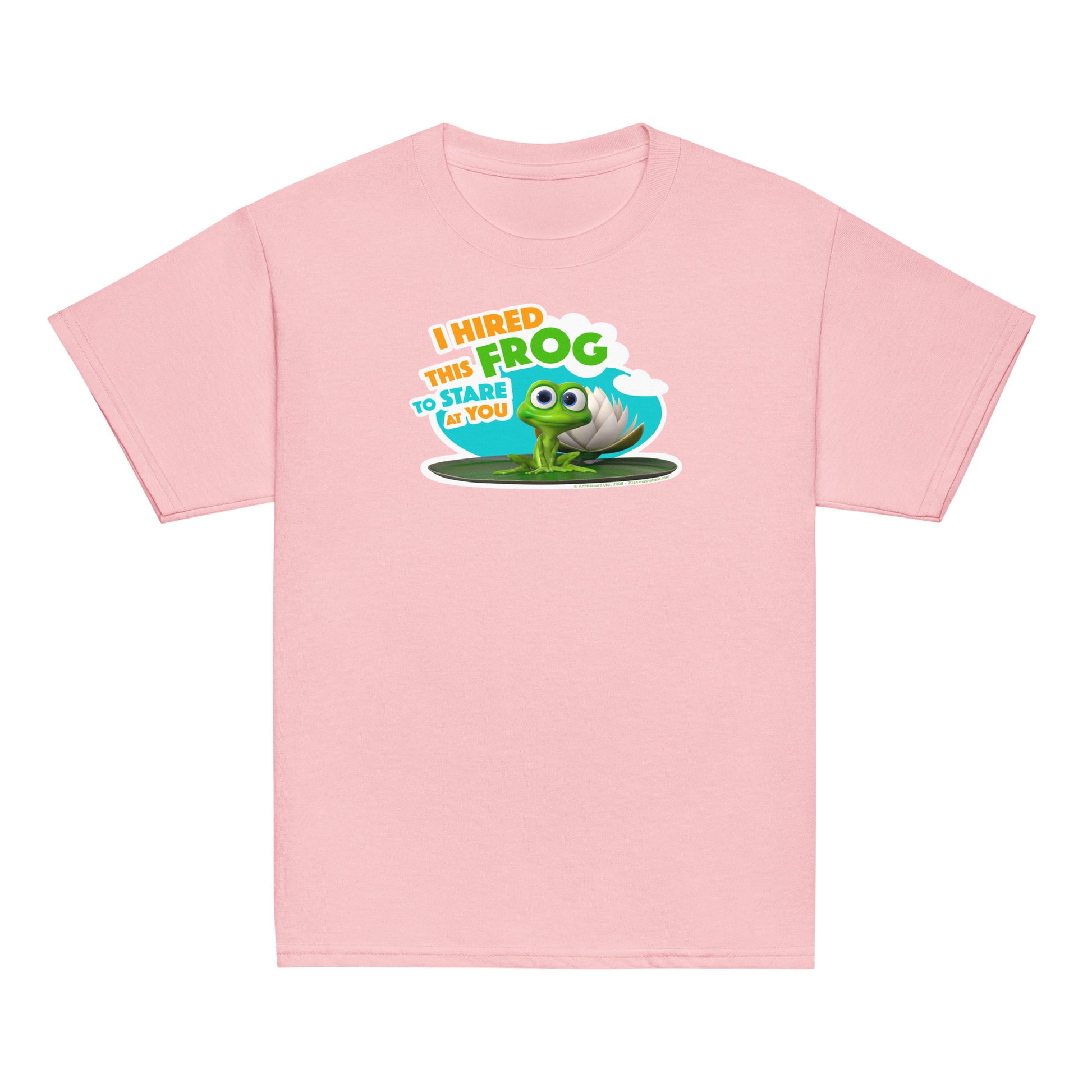 Masha and the Bear Friends Stare At You Youth classic tee Light Pink T-SHIRT