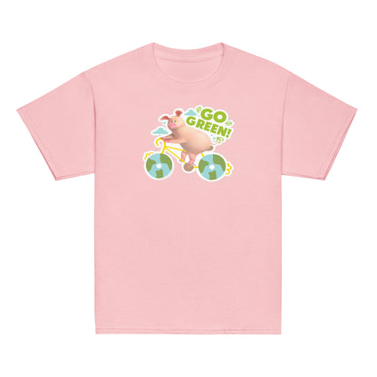 Masha and the Bear Friends Go Green! Youth classic tee Light Pink T-SHIRT