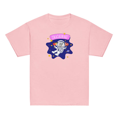 Masha and the Bear Friends Snackonaut Youth classic tee Light Pink T-SHIRT