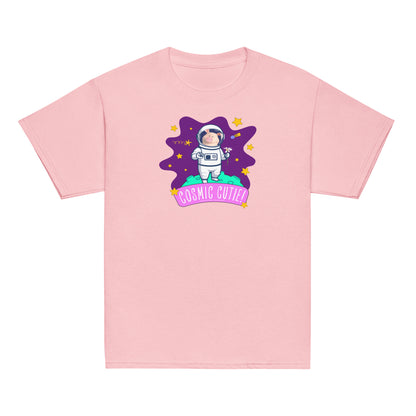 Masha and the Bear Friends Cosmic Cutie! Youth classic tee Light Pink T-SHIRT