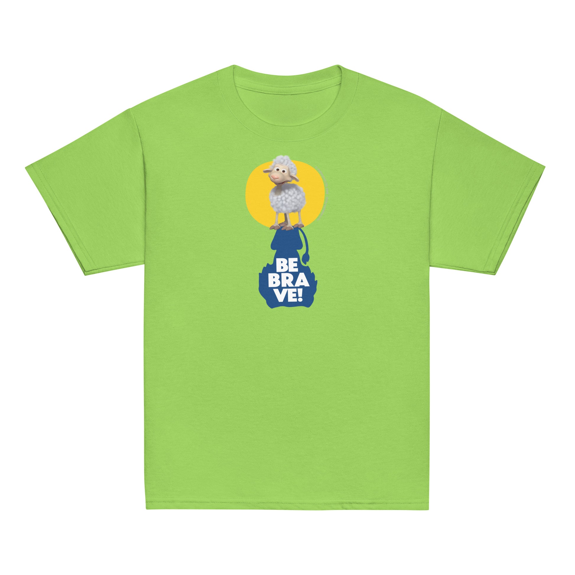 Masha and the Bear Friends Be Brave! Youth classic tee Lime T-SHIRT