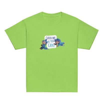 Masha and the Bear Friends Catch Me! Youth classic tee Lime T-SHIRT