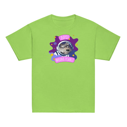 Masha and the Bear Friends Wrong Planet Youth classic tee Lime T-SHIRT