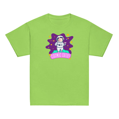 Masha and the Bear Friends Cosmic Cutie! Youth classic tee Lime T-SHIRT