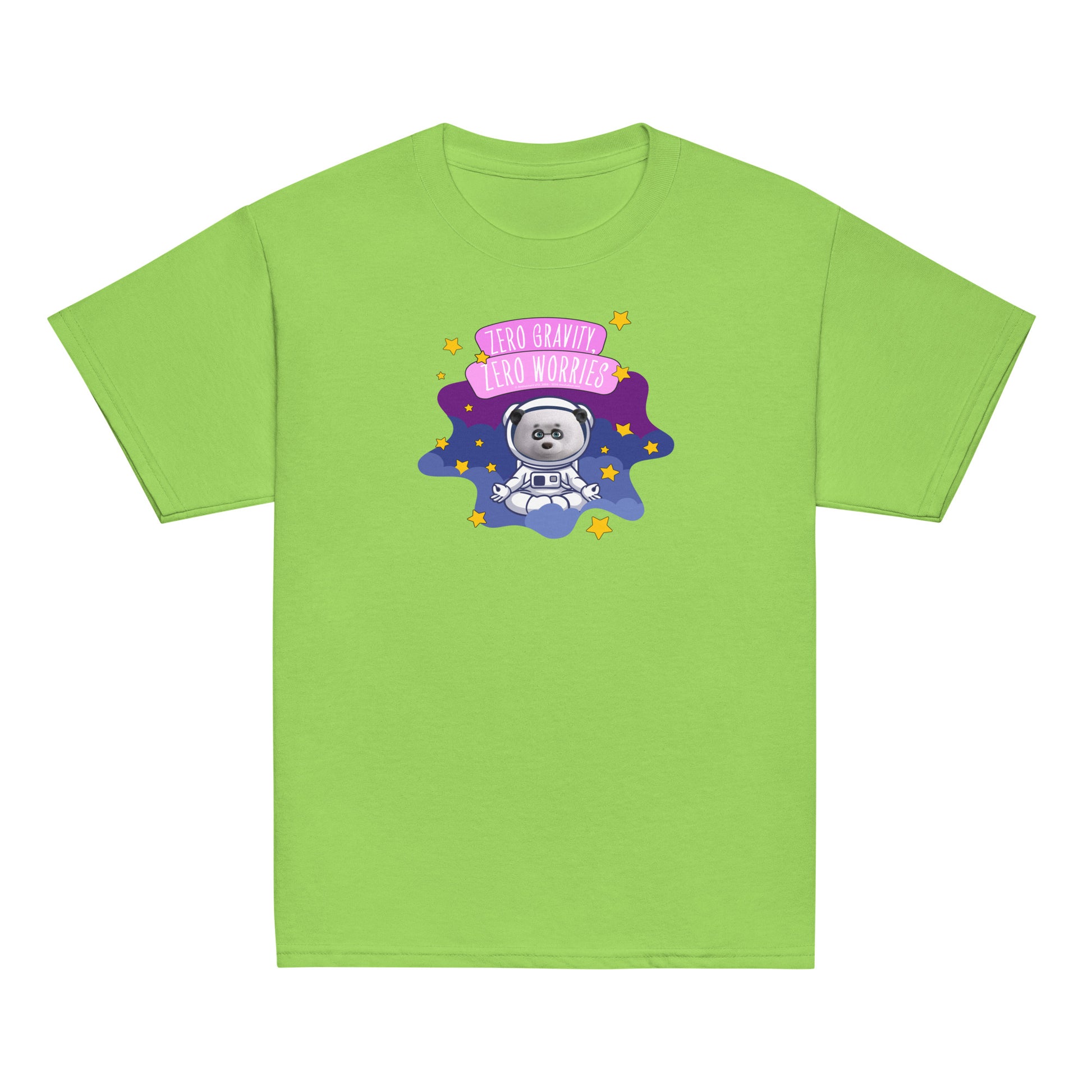 Masha and the Bear Friends Zero Worries Youth classic tee Lime T-SHIRT